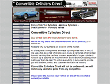 Tablet Screenshot of convertiblecylindersdirect.com